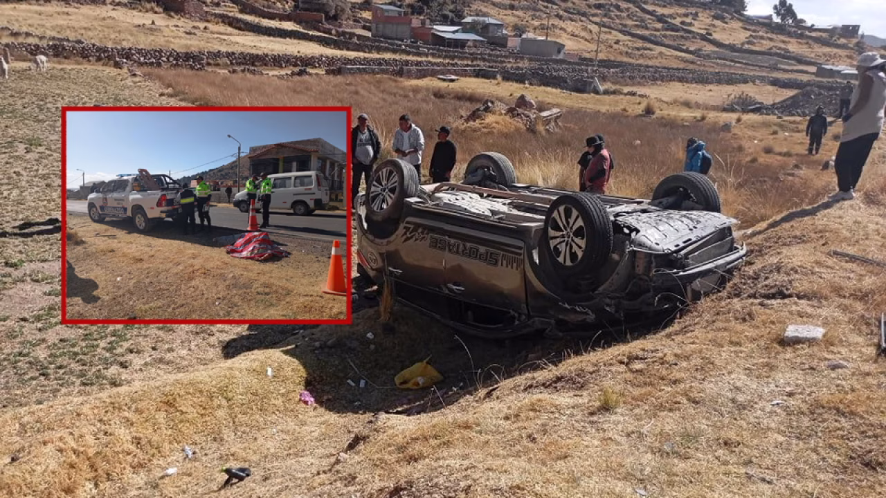 Accidente en la Panamericana Sur deja un muerto y dos heridos graves
