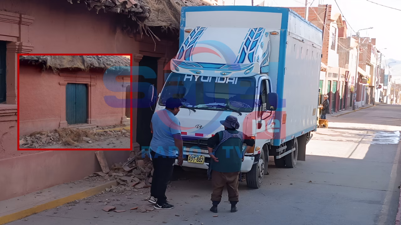 Camión furgón causa daños al techo de valor histórico