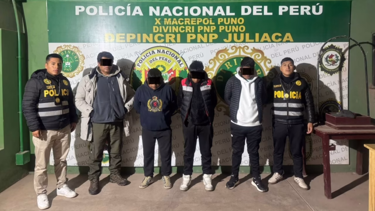 Desarticulada banda Los Buitres del Sur en Juliaca Rescatan a 13 mujeres víctimas de trata