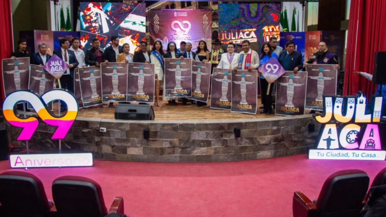 Municipalidad de San Román presenta programa oficial por su 99° aniversario con agenda histórica