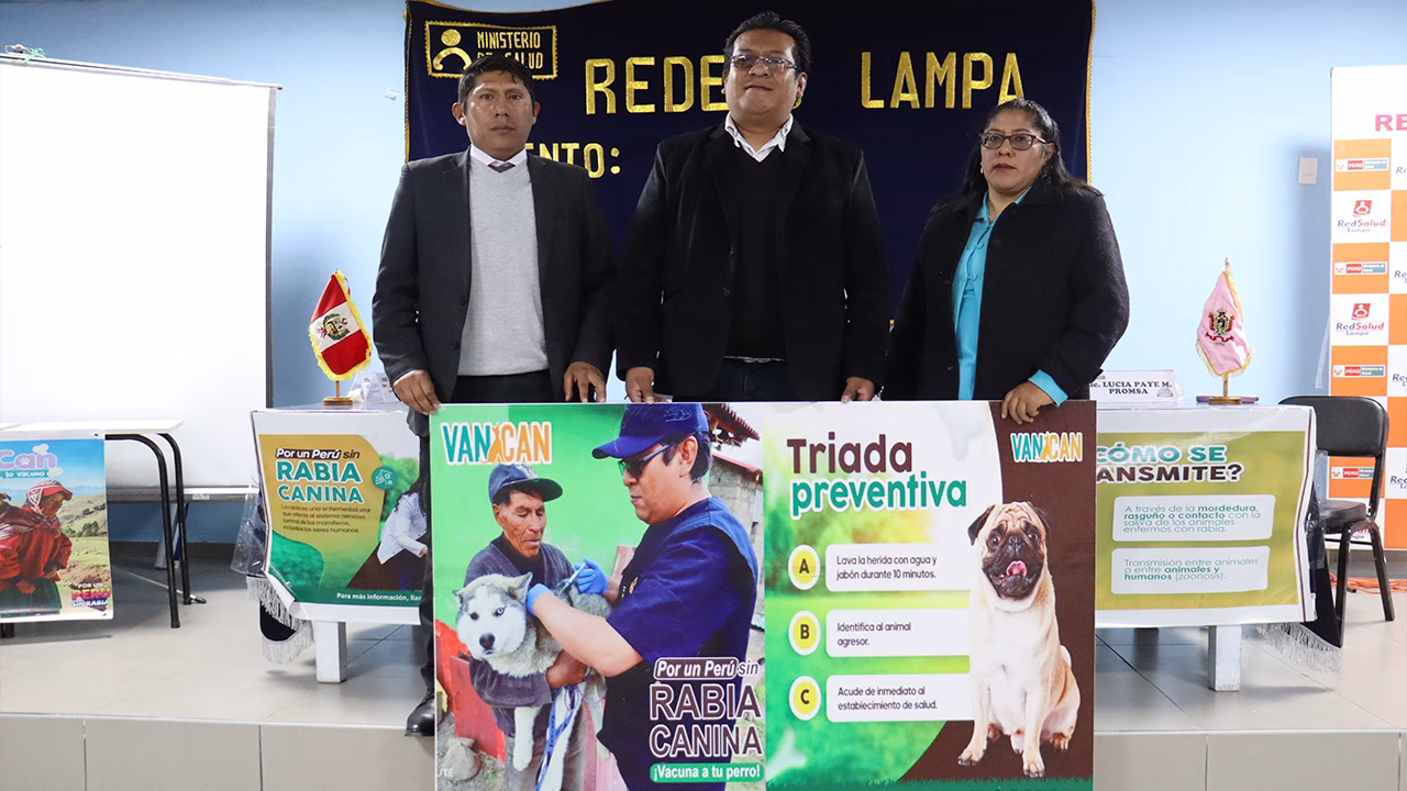 VanCan 2025 Red de Salud Lampa busca vacunar más de 6,700 canes contra la rabia